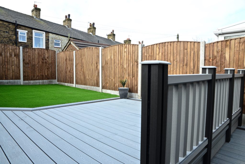 Modern Grey Composite Decking Project