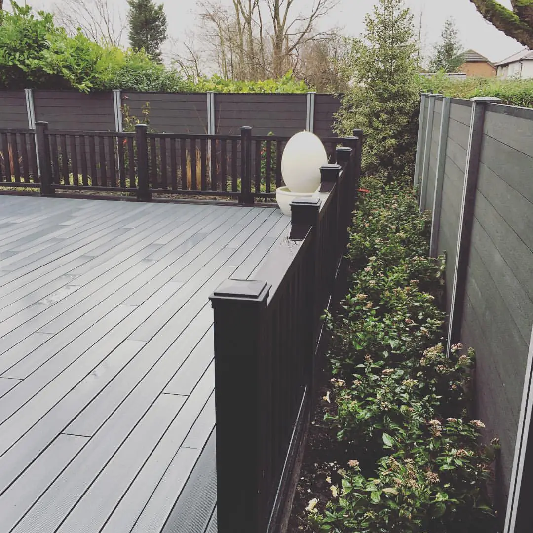 Salt Lake Silver Decking With Composite Cladding