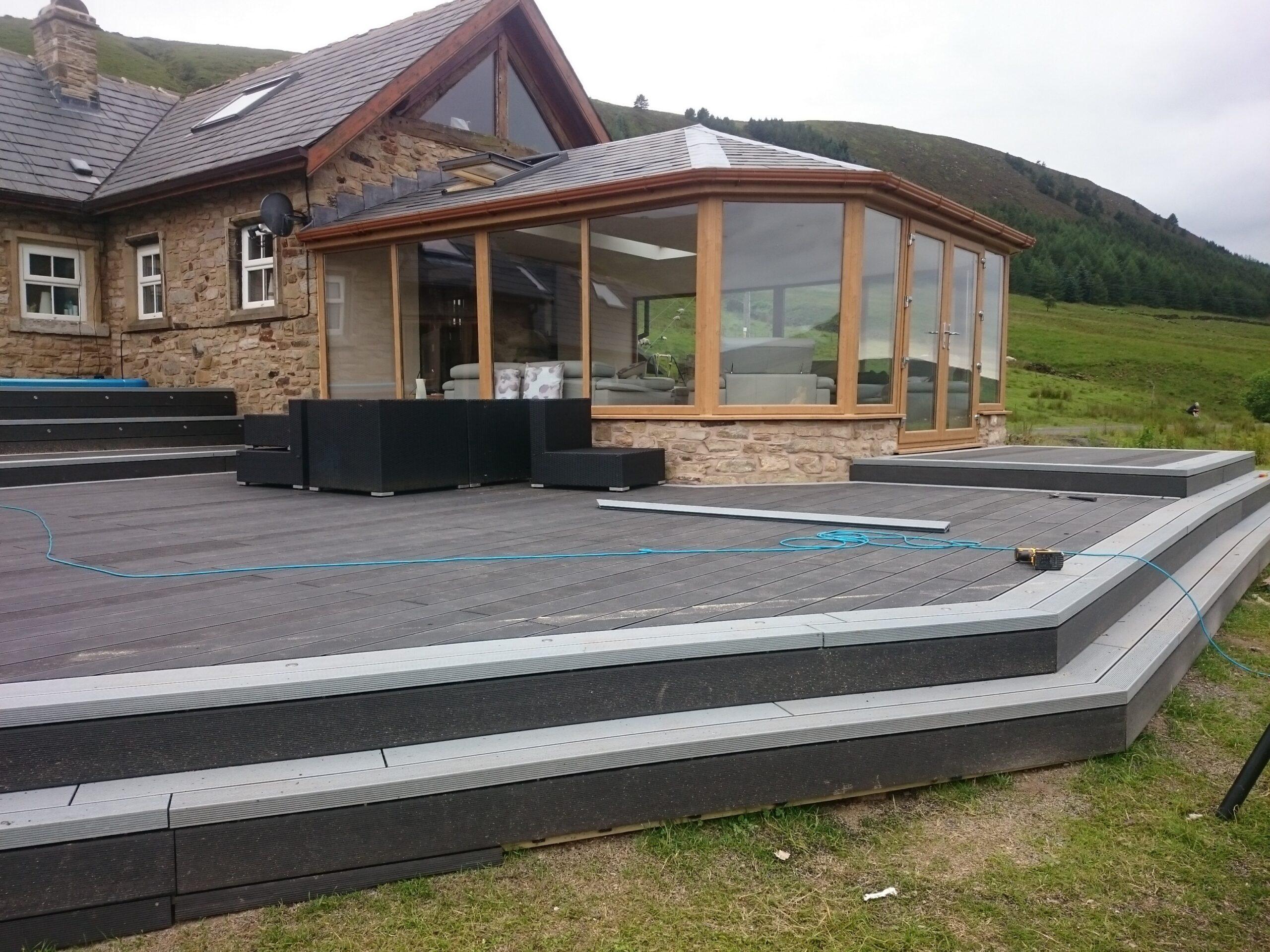 Raised Decking Area In Hills