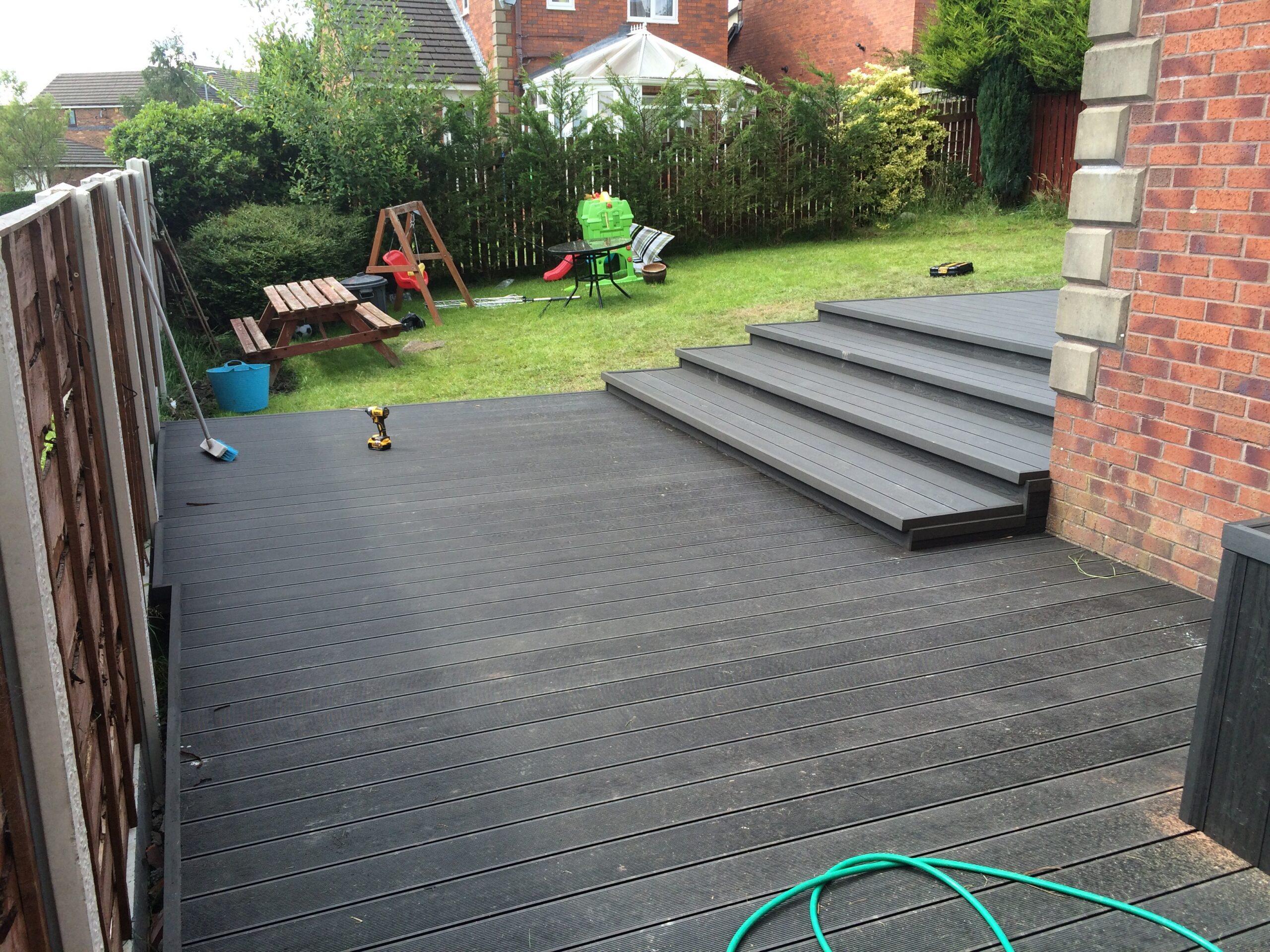 Charcoal Black Decking Project