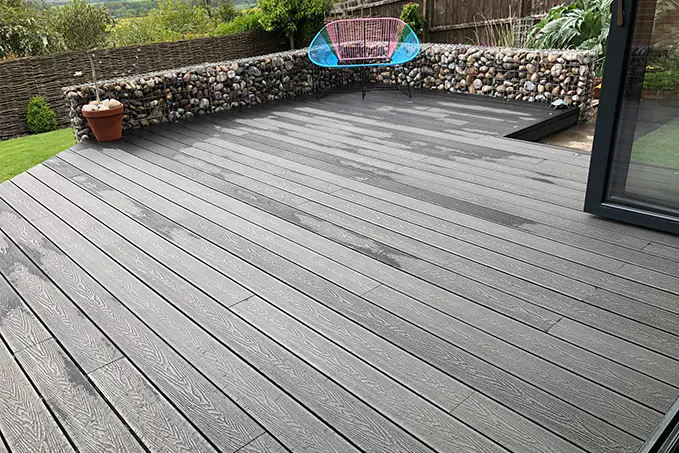 Modern Grey Decking Project