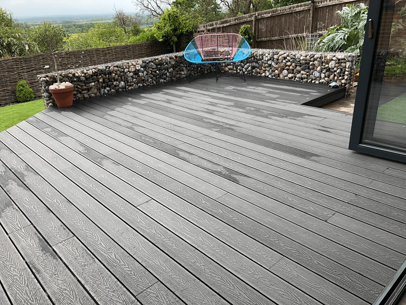 Decking Project With Artificial Grass