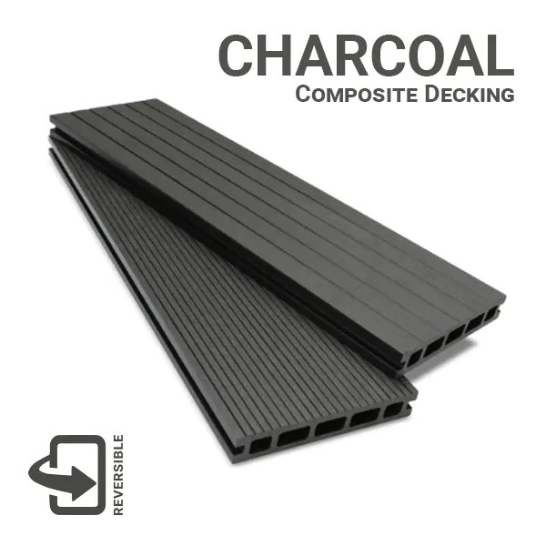 Charcoal Black Composite Decking Board