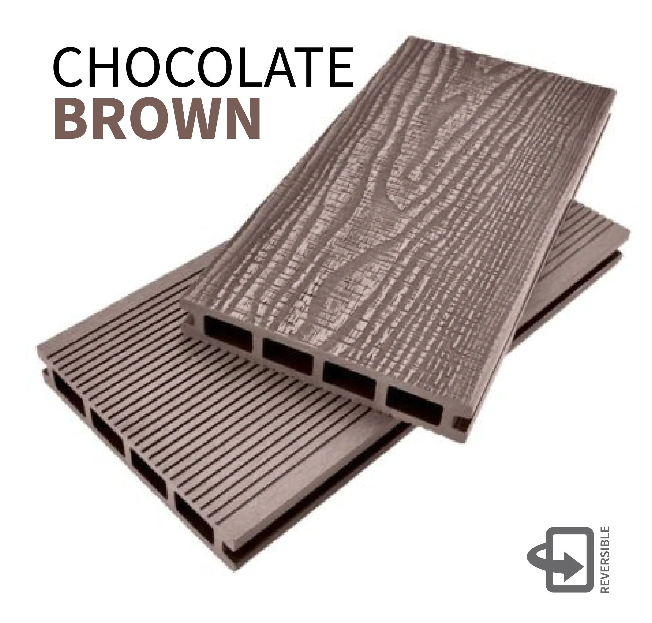 Chocolate Brown Decking Board