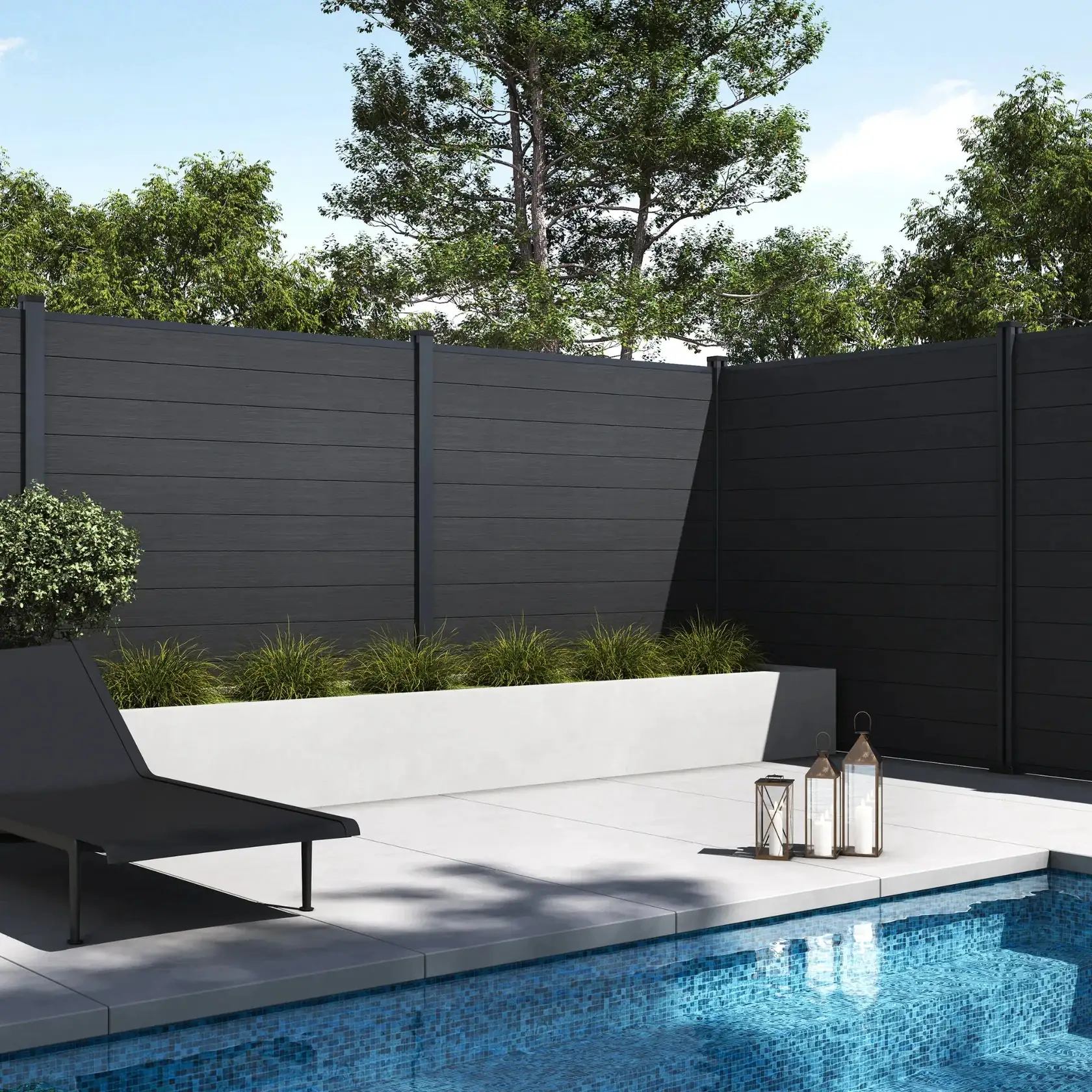 Flat fencing kit lifestyle