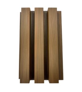Slatted Shadow Cladding - Golden Oak