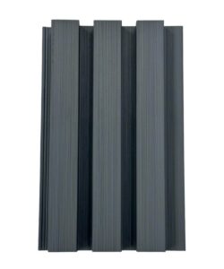 Slatted Shadow Cladding - Modern Grey