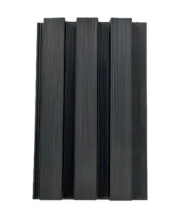 Woodgrain board for fencing and walls - black 1.8 meter