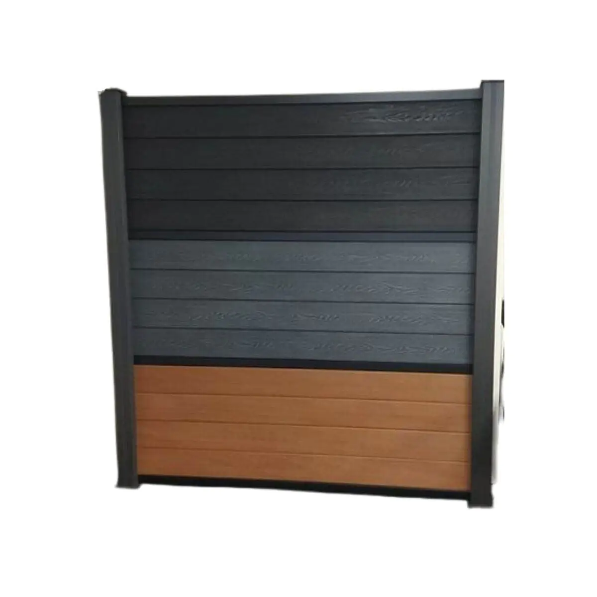 Composite Woodgrain Fencing Slat - Teak - 1.8m
