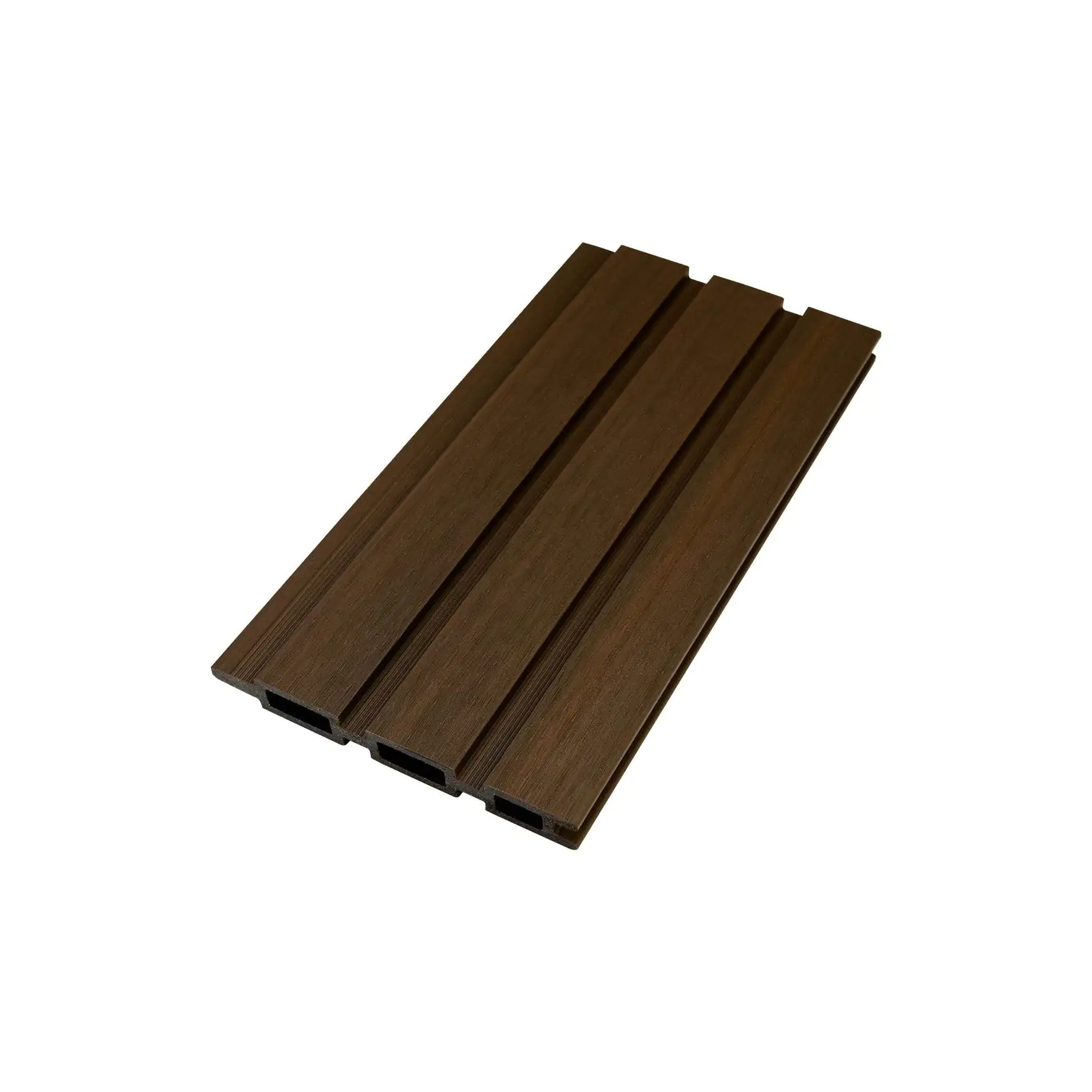Composite Slatted Fencing - Teak - 1.83m x 16cm