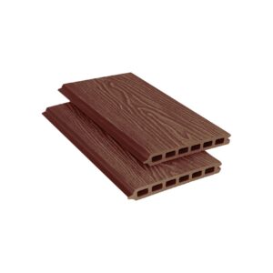 Composite Woodgrain Fencing Slat - Walnut - 1.8m