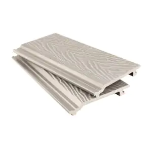 Woodgrain board for fencing and walls - light grey sample 1.8 meter