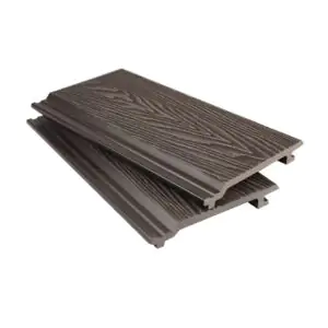 Woodgrain board for fencing and walls - chocolate colour sample 1.8 meter