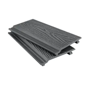 Woodgrain board for fencing and walls - modern grey sample 1.8 meter