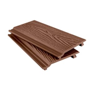 Composite Woodgrain Cladding - Red Brown - 3.6m x 15.7cm