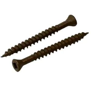 Brown screws for decking (100)
