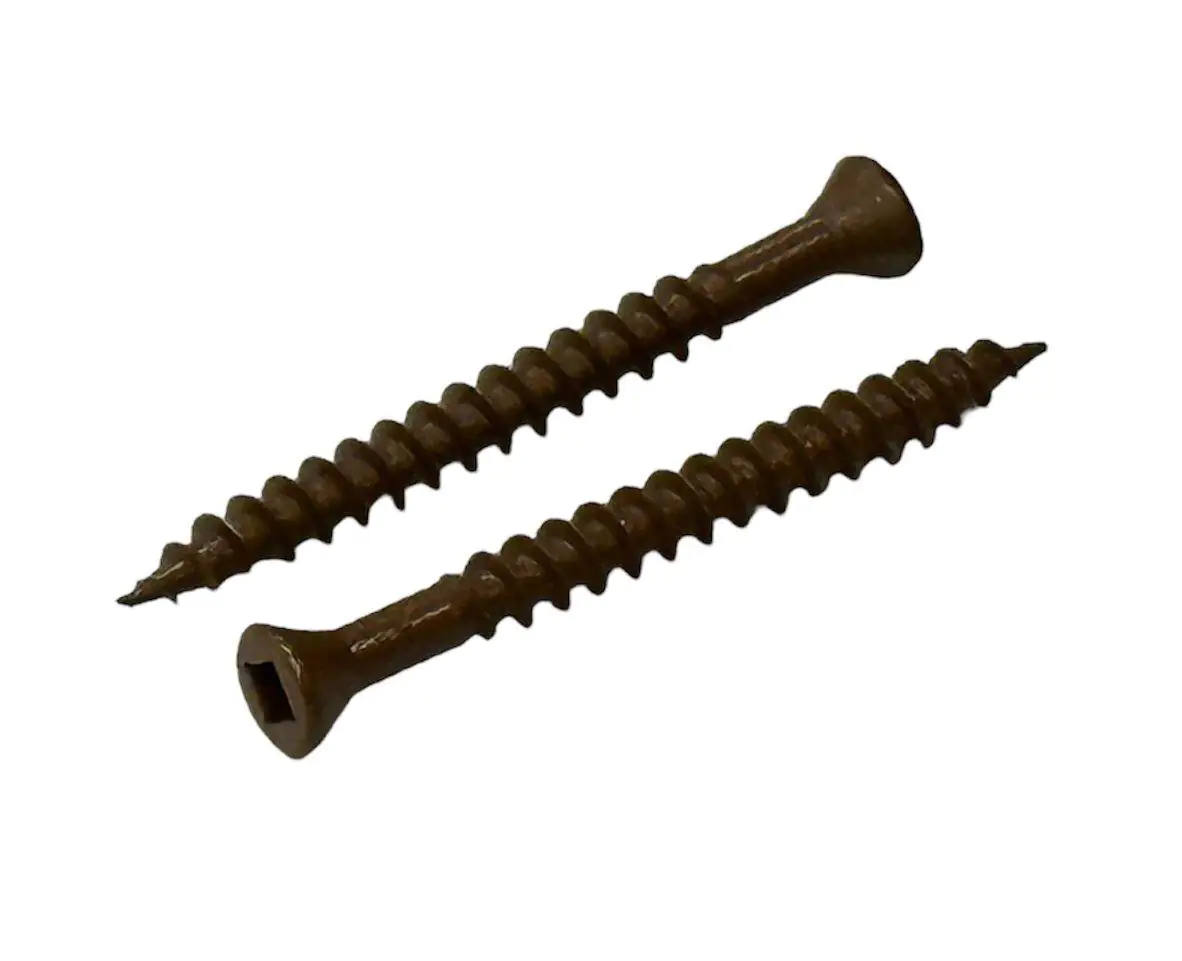 Brown screws for decking (100)