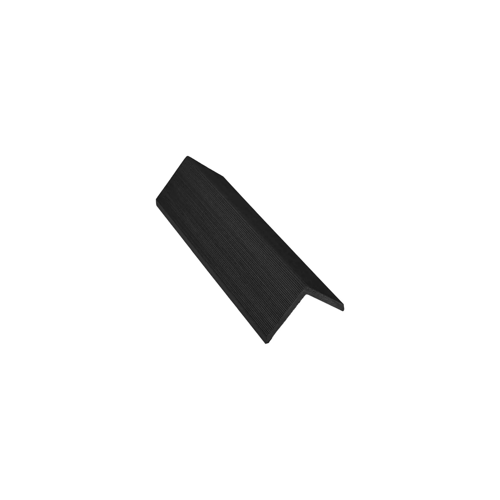 Slatted trim black decking cover