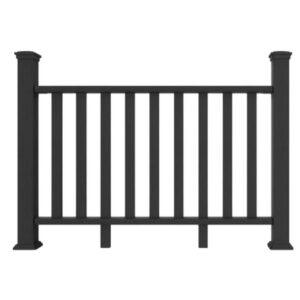 Premium Co-Extrusion Charcoal Composite 1.5m Balustrade Kit